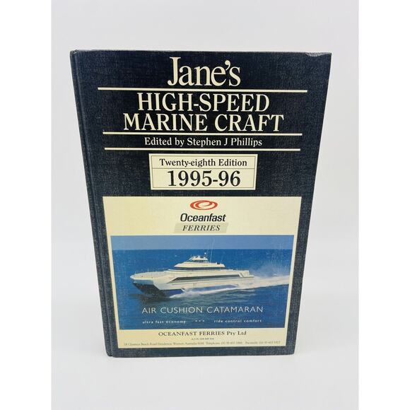 Jane’s High Speed Marine Craft 1995-96 HARDCOVER - Picture 1 of 4